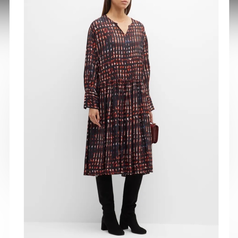 Masai Copenhagen Nymini Abstract Print Shirtdress M